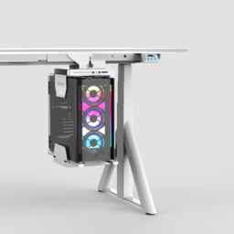 electric standing under desk heavy pc hover holder